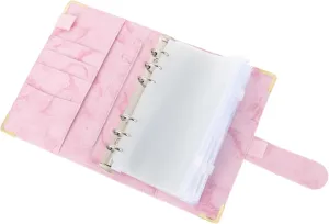 1 Set Budget Binder with Cash Envelopes Lightweight Loose Leaf Planner for Budgeting Includes Budget Zipper Bag and Labels for Home and Travel