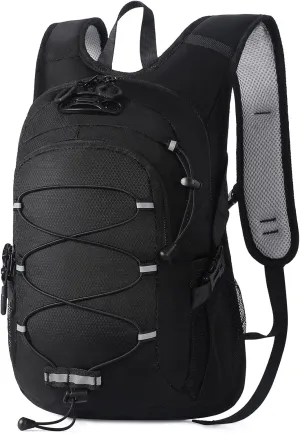 12L Kids Hiking Backpack, Small Hydration Backpack, Waterproof Kids Camping Backpack 5-12, No Water Bladder…