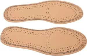 1pair Breathable Sports Insoles Breathable Shoes Insoles Leather Shoes Insoles Pigskin Shoes Pad Absorption Insoles