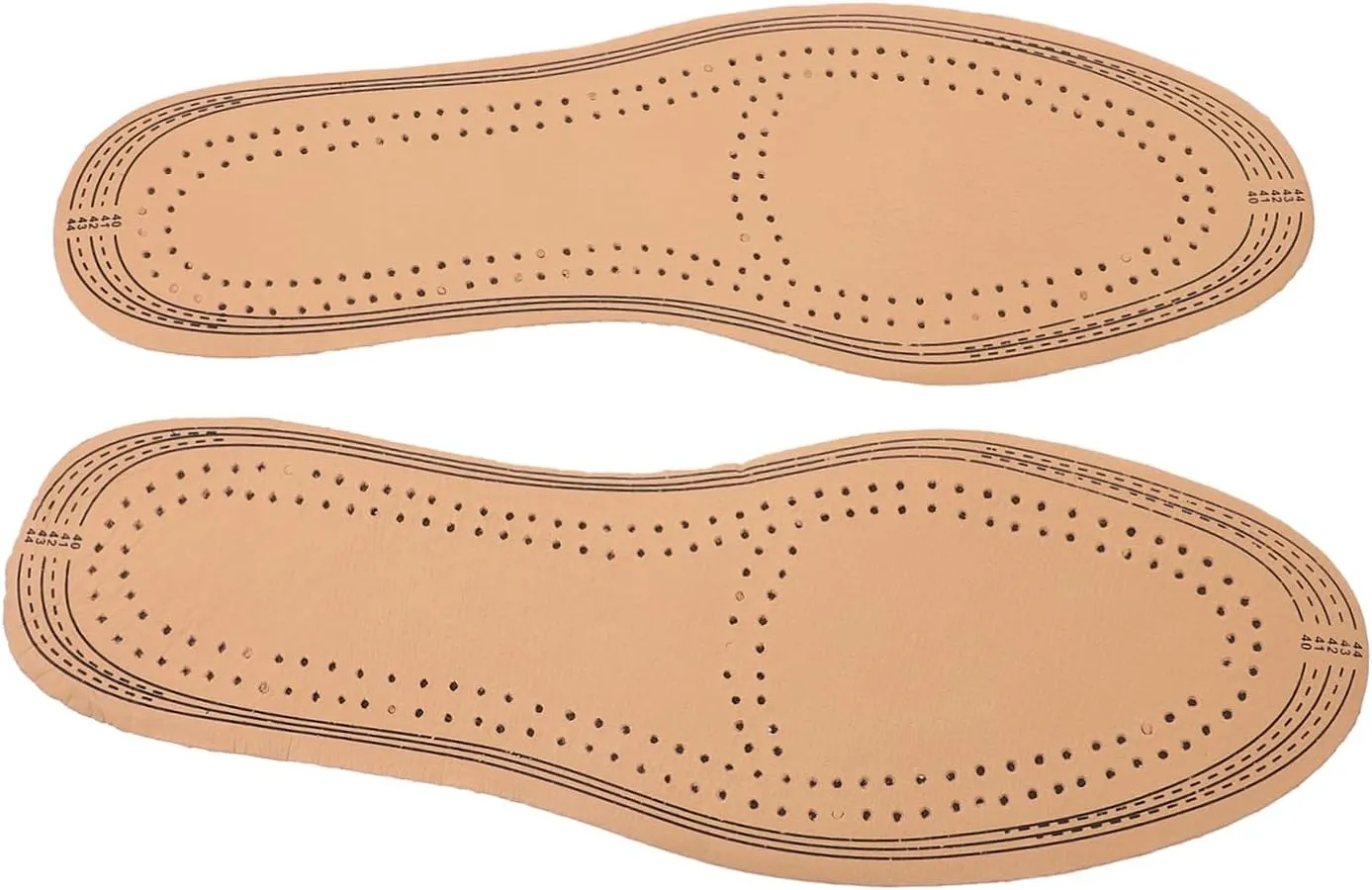 1pair Breathable Sports Insoles Breathable Shoes Insoles Leather Shoes Insoles Pigskin Shoes Pad Absorption Insoles