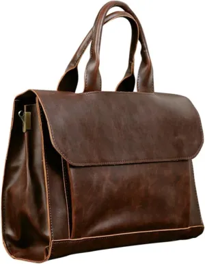 1Pc PU Leather Briefcase for Men Stylish Portable Laptop Bag Versatile Crossbody Shoulder Design for Business College Use Wear Resistant Material