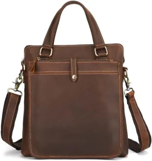 1pcs Fashion Men's Handbag Retro Business Briefcase Shoulder Casual Diagonal Bag