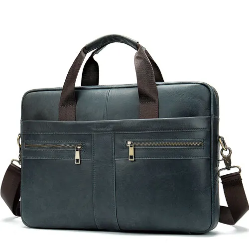 2019 man Highly-rated men's Messenger Leather Flash discount bags for Male men WESTAL men's bag Genuine natural Leather briefcases laptop briefcase Bag