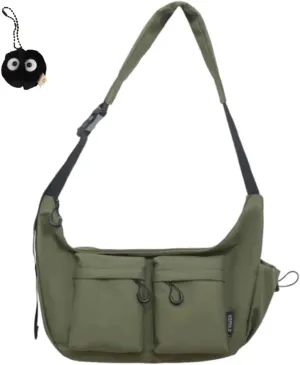 2025 New Dallaswind Large Capacity Messenger Canvas Bag, Large Crossbody Bag Shoulder Purse, Vintage Canvas Satchel