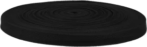 2cm Canvas Bag Shoulder Strap Black Cotton Webbing Belt for DIY Decorative Projects