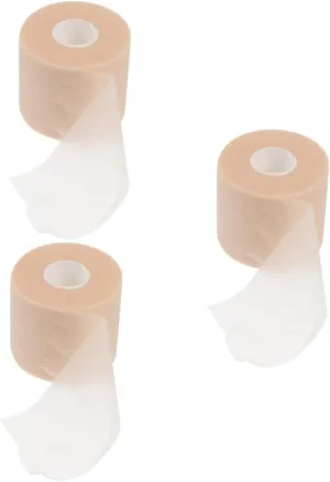 3 Rolls Bandage Tape Roll Large Waterproof Sports Tape Wrap for Athletes Shock-Absorption Films
