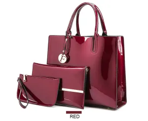 3 Sets Leather Handbags - CJ