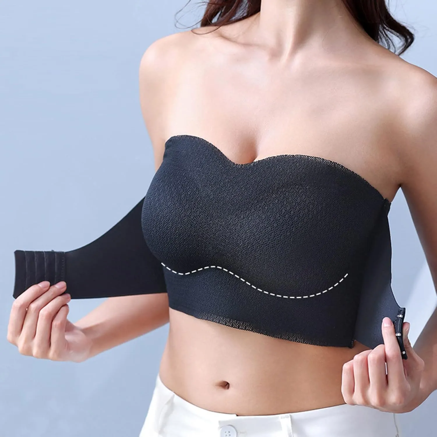 3Pcs Athletic Compression Sports Bra Comfy Anti-Slip Push Up Wirefree Breathable Sports Bras Gym for Women Supportive