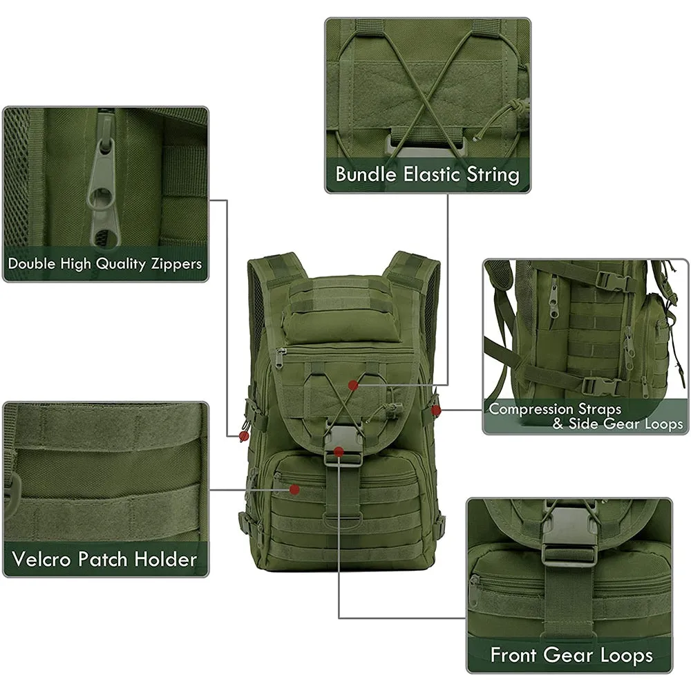 40L Military Tactical Backpack Army Assault Bag System Bags Backpacks Outdoor Sports Backpack Camping Hiking Backpacks