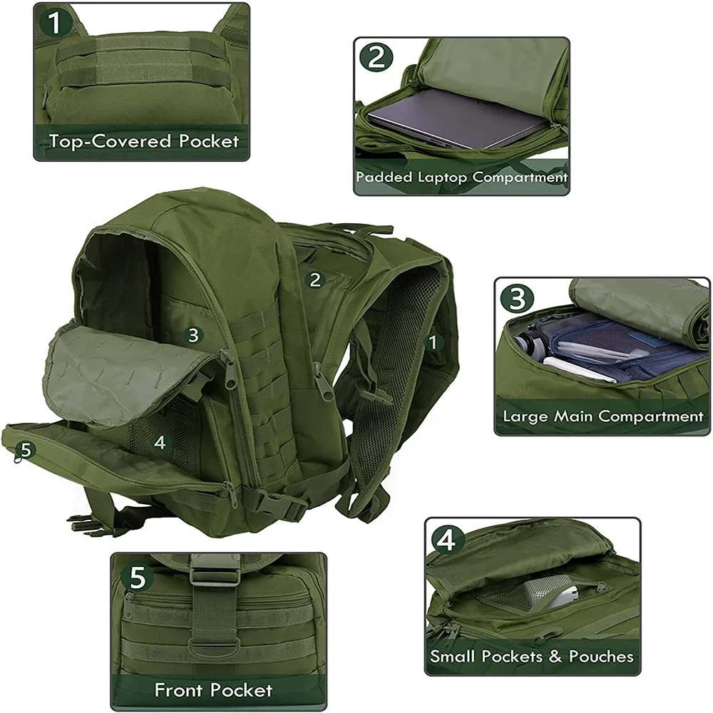 40L Military Tactical Backpack Army Assault Bag System Bags Backpacks Outdoor Sports Backpack Camping Hiking Backpacks