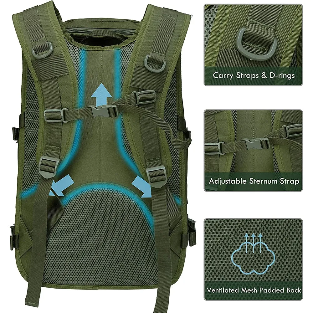 40L Military Tactical Backpack Army Assault Bag System Bags Backpacks Outdoor Sports Backpack Camping Hiking Backpacks