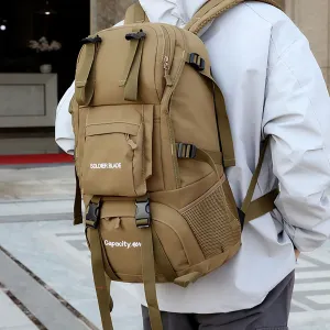 45L Waterproof Backpack - Perfect Climbing Daypack for Men & Women in Khaki
