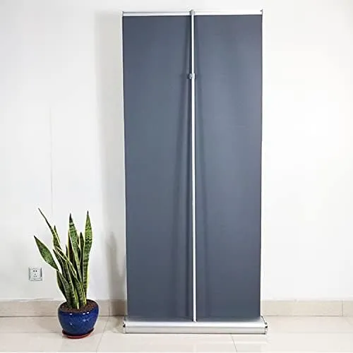 4UMedia&Displays PREMIUM Retractable Banner Stand 33.5"x70-90 inches (WxH) (Stand Only) with padded canvas bag for trade show display