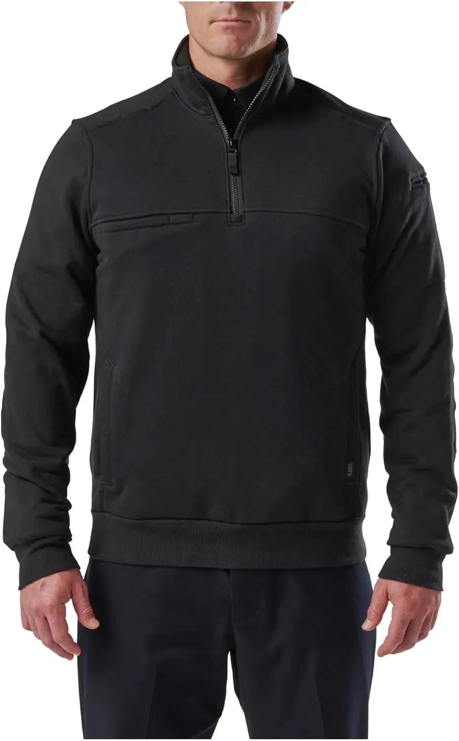 5.11 Tactical Men's Job Shirt 1/4 Zip 2.0, 100% Cotton Canvas, Style 72534ABR, Regular or Tall Lengths