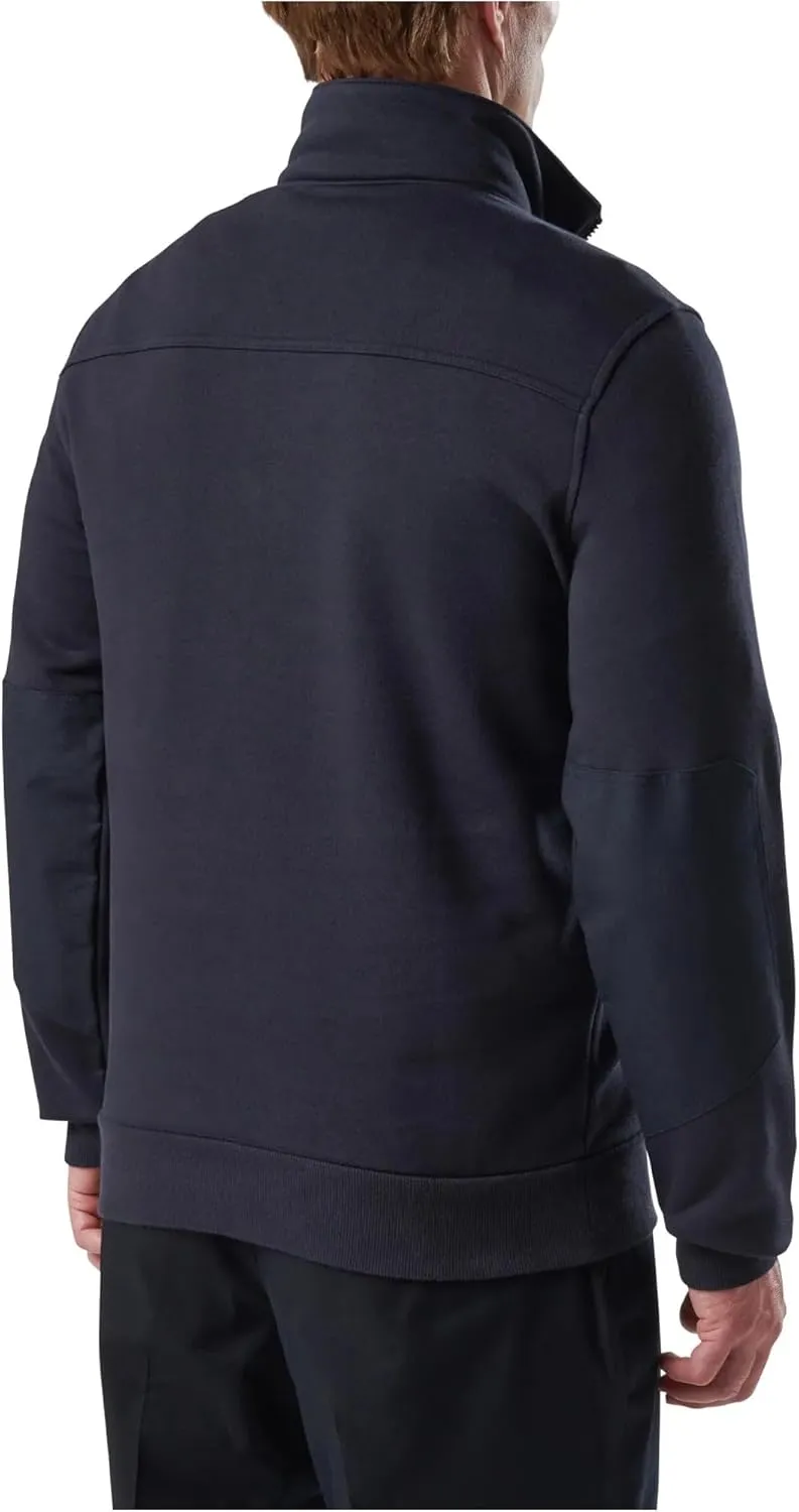 5.11 Tactical Men's Job Shirt 1/4 Zip 2.0, 100% Cotton Canvas, Style 72534ABR, Regular or Tall Lengths
