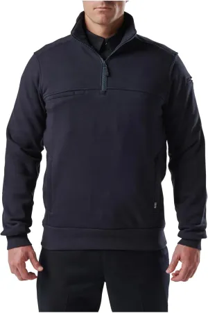 5.11 Tactical Men's Job Shirt 1/4 Zip 2.0, 100% Cotton Canvas, Style 72534ABR, Regular or Tall Lengths