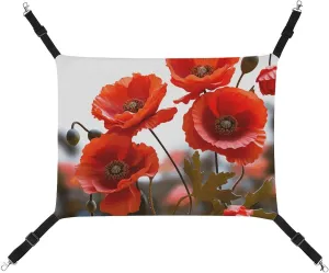 A Gym Artifact, The Canvas Poppy Flowers Vivid Petals Printed Yoga Storage Bag Is Durable, Wear-resistant And Does Not Strangle Shoulders. It Is Suitable for Both Men And Women