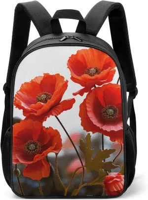 A Gym Artifact, The Canvas Poppy Flowers Vivid Petals Printed Yoga Storage Bag Is Durable, Wear-resistant And Does Not Strangle Shoulders. It Is Suitable for Both Men And Women