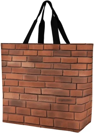 A Gym Artifact, The Canvas Red Brick Wall Texture Printed Yoga Storage Bag Is Durable, Wear-resistant And Does Not Strangle Shoulders. It Is Suitable for Both Men And Women