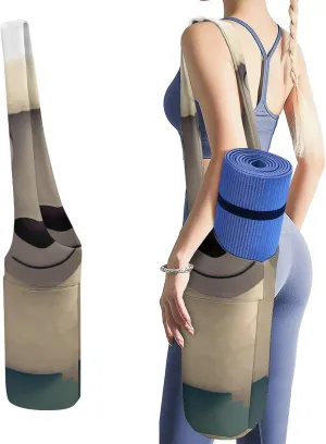 A Gym Artifact, The Canvas Sheep Printed Yoga Storage Bag Is Durable, Wear-resistant And Does Not Strangle Shoulders. It Is Suitable for Both Men And Women