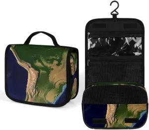 A Gym Artifact, The Canvas South America Satellite Image Printed Yoga Storage Bag Is Durable, Wear-resistant And Does Not Strangle Shoulders. It Is Suitable for Both Men And Women