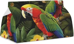 A Gym Artifact, The Canvas Tropical Parrot Printed Yoga Storage Bag Is Durable, Wear-resistant And Does Not Strangle Shoulders. It Is Suitable for Both Men And Women
