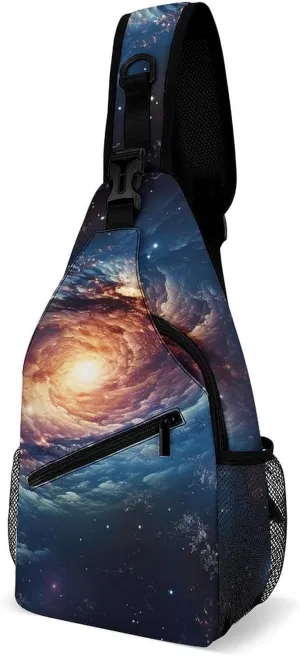 A Gym Artifact, The Canvas Universe Milky Way Galaxy Printed Yoga Storage Bag Is Durable, Wear-resistant And Does Not Strangle Shoulders. It Is Suitable for Both Men And Women