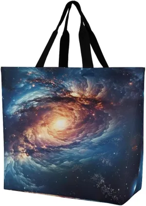A Gym Artifact, The Canvas Universe Milky Way Galaxy Printed Yoga Storage Bag Is Durable, Wear-resistant And Does Not Strangle Shoulders. It Is Suitable for Both Men And Women