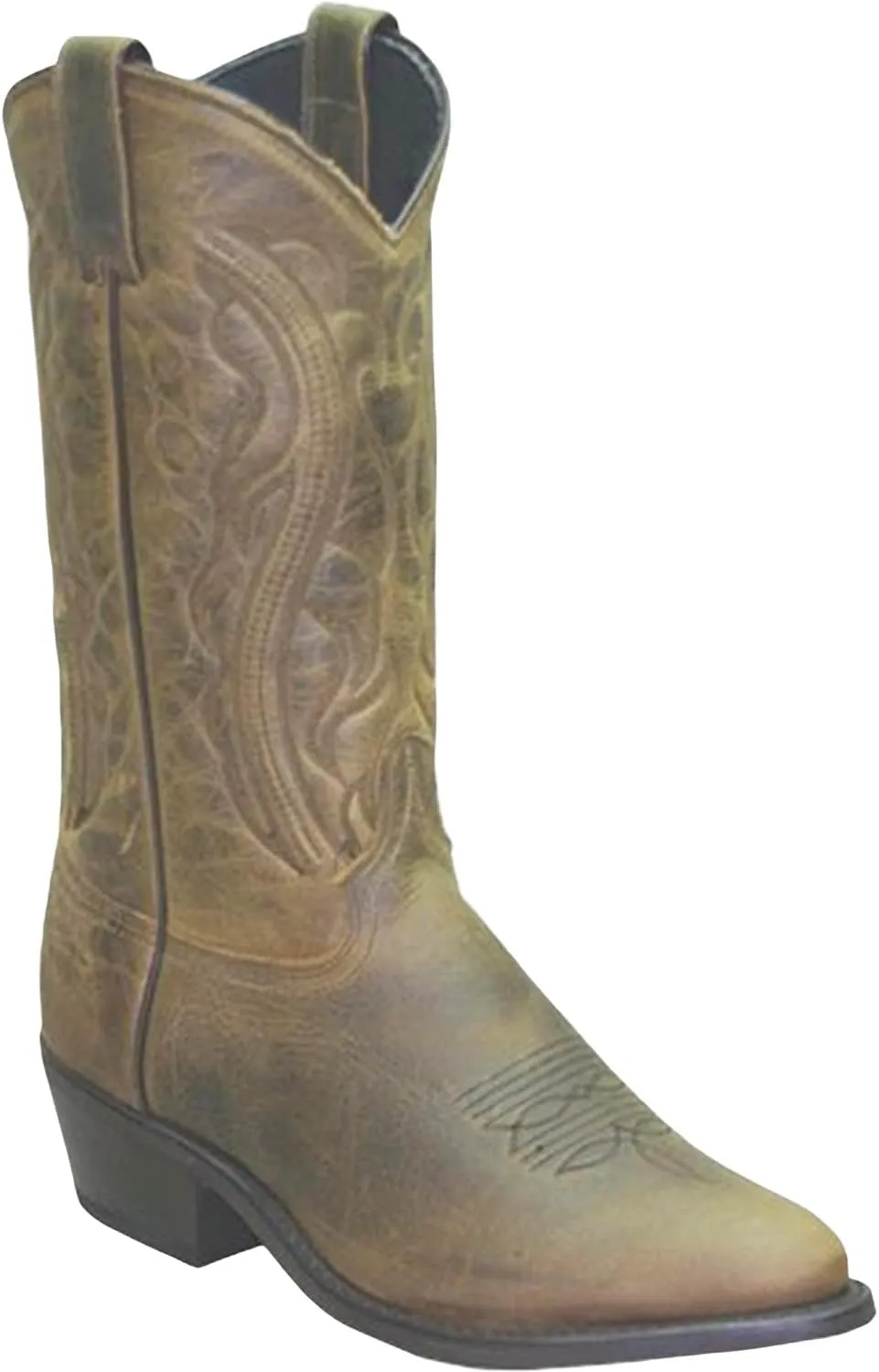 Abilene Men's Sage by Oiled Cowhide Western Boot Round Toe Brown 9 D(M) US