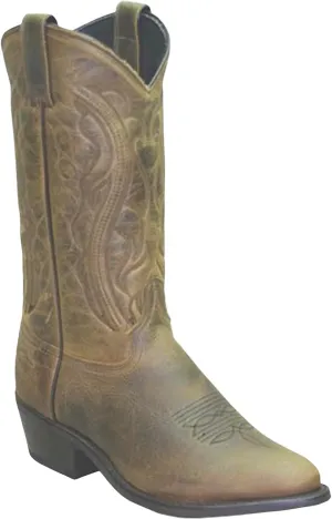 Abilene Men's Sage by Oiled Cowhide Western Boot Round Toe Brown 9 D(M) US