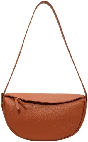 Adjustable shoulder large good soft leather ladies handbags simple underarm Purses