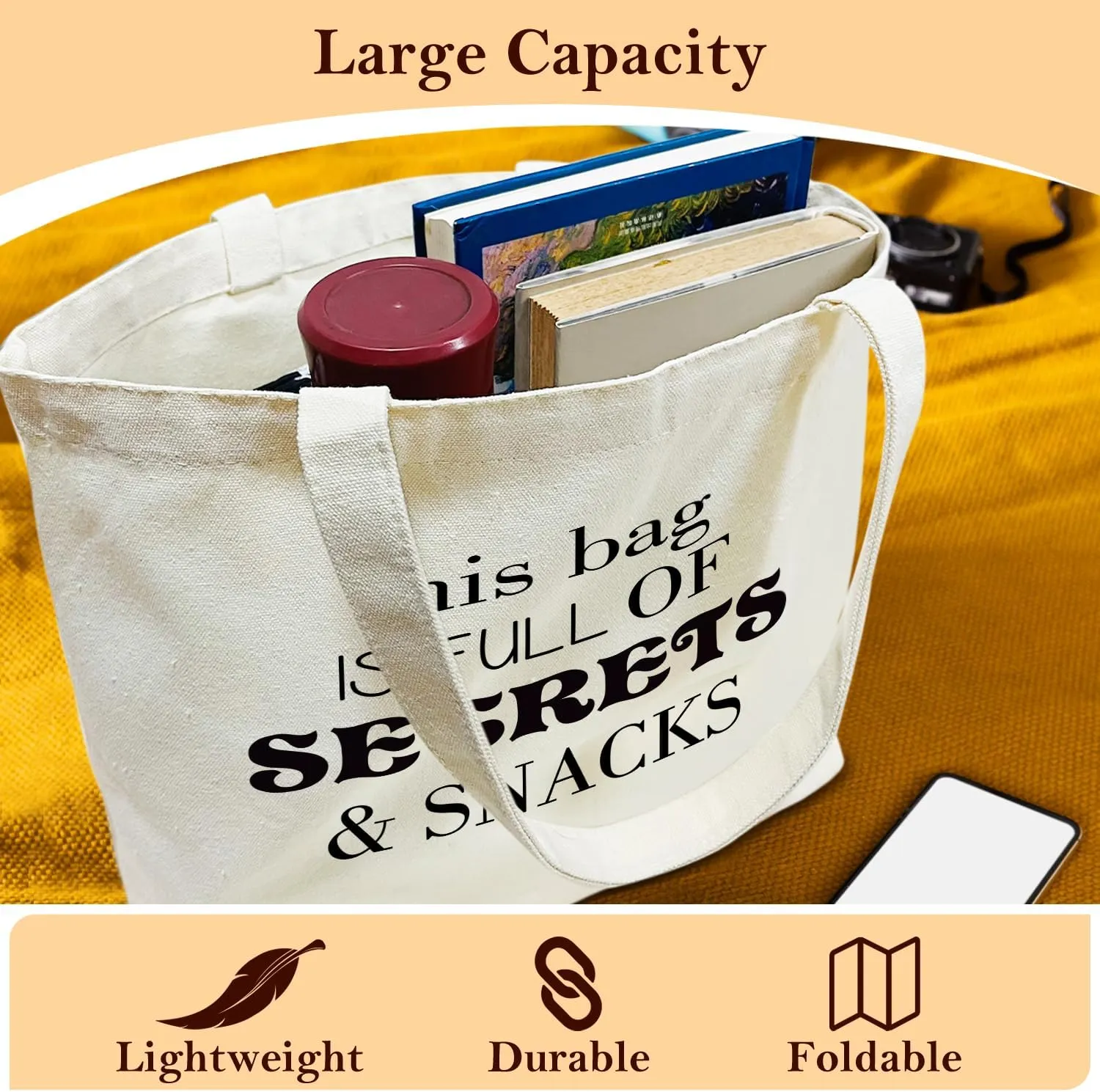 Aesthetic Canvas Tote Bag for Women Cute Tote Bag Reusable Tote Bag Canvas Bag for Shopping