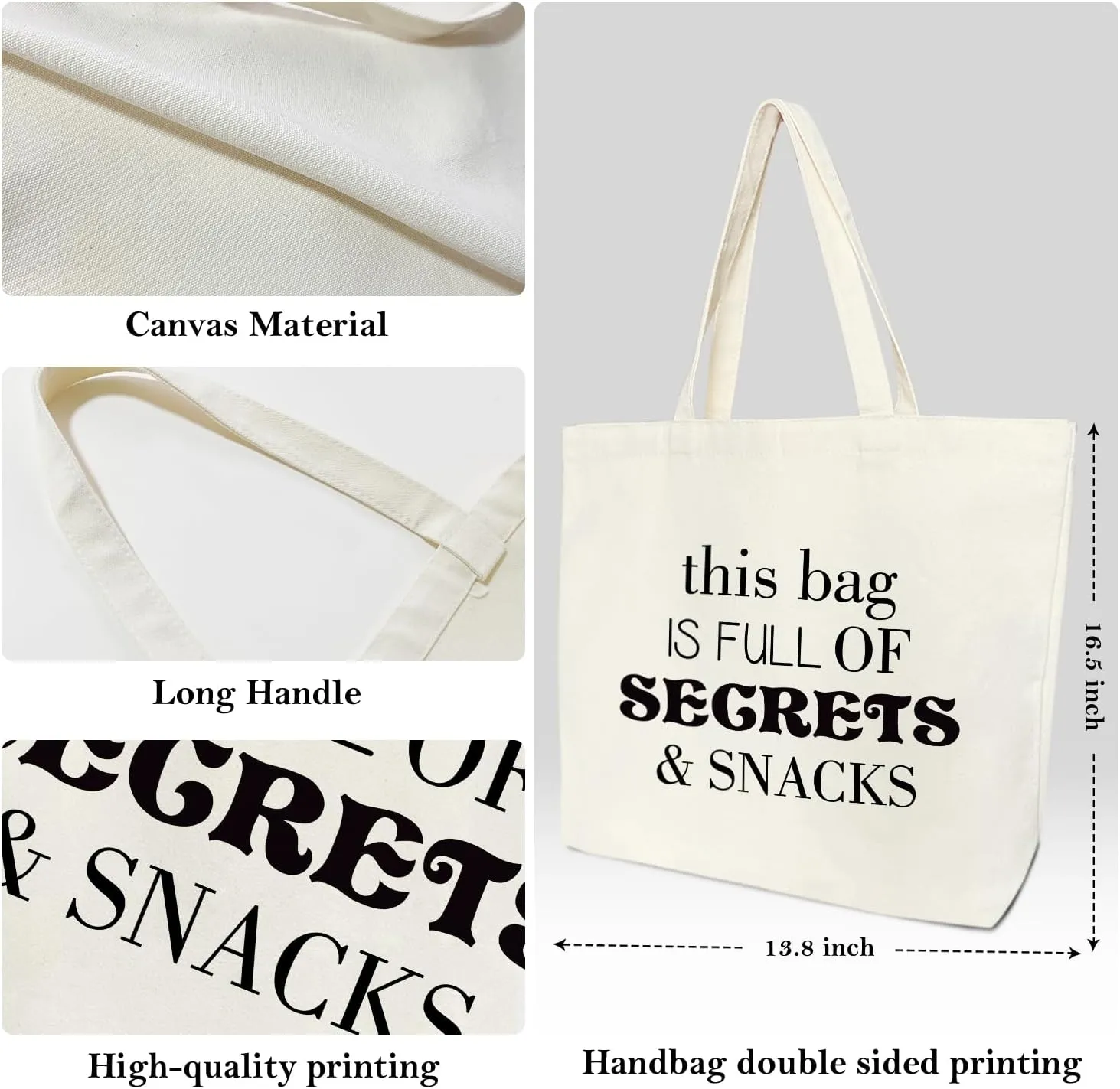 Aesthetic Canvas Tote Bag for Women Cute Tote Bag Reusable Tote Bag Canvas Bag for Shopping