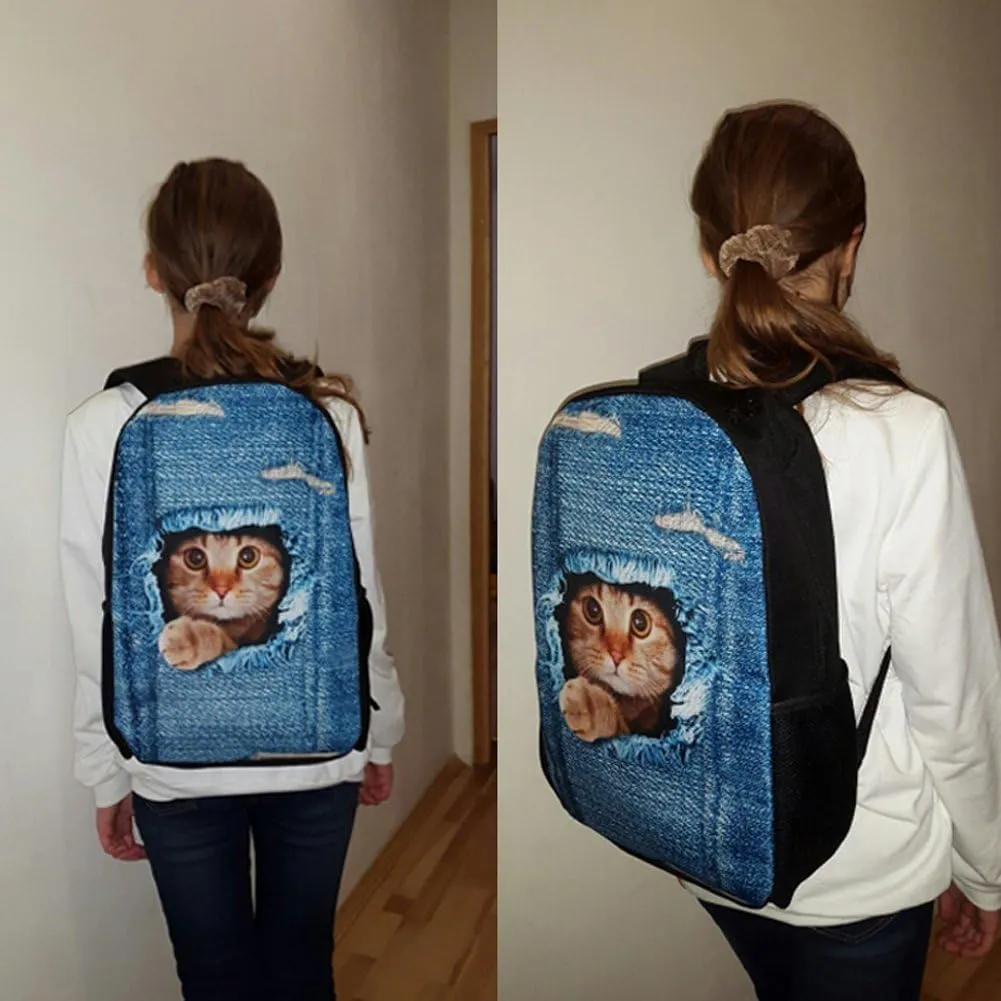 AFPANQZ Personlized Customized Backpack Schoolbag Kids Bookbag Add Your Image Design Schoolbag Daily Daypack Rucksack 17 Inches Large School Satchel