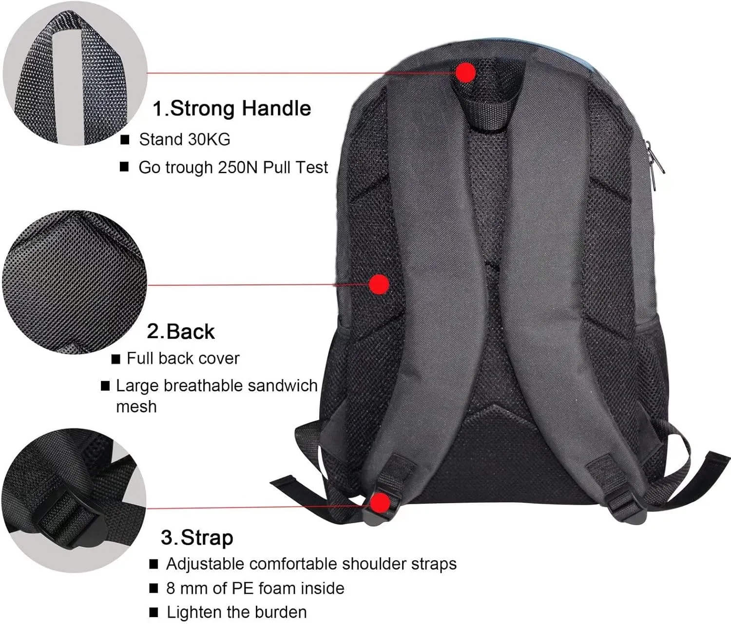 AFPANQZ Personlized Customized Backpack Schoolbag Kids Bookbag Add Your Image Design Schoolbag Daily Daypack Rucksack 17 Inches Large School Satchel