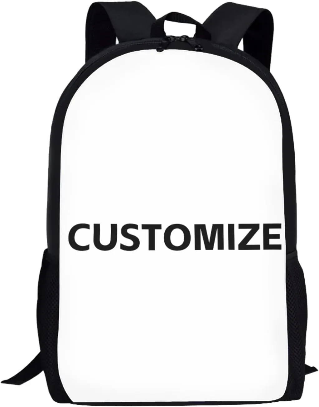 AFPANQZ Personlized Customized Backpack Schoolbag Kids Bookbag Add Your Image Design Schoolbag Daily Daypack Rucksack 17 Inches Large School Satchel