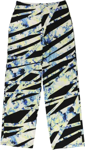 Alfani Womens Printed Casual Wide Leg Pants