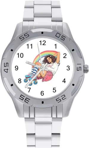 Already Rolling Roller Simple Stainless Steel Band Business Watch Dress Wrist Unique Luxury Work Casual Waterproof Watches