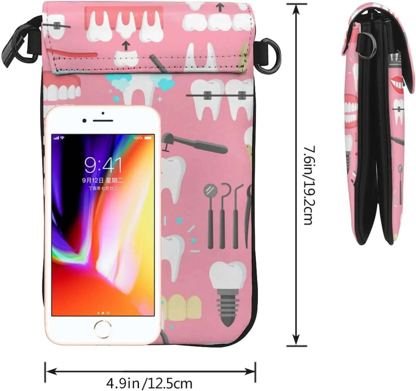 AMRANDOM Cell Phone Purse Small Crossbody Phone Bag