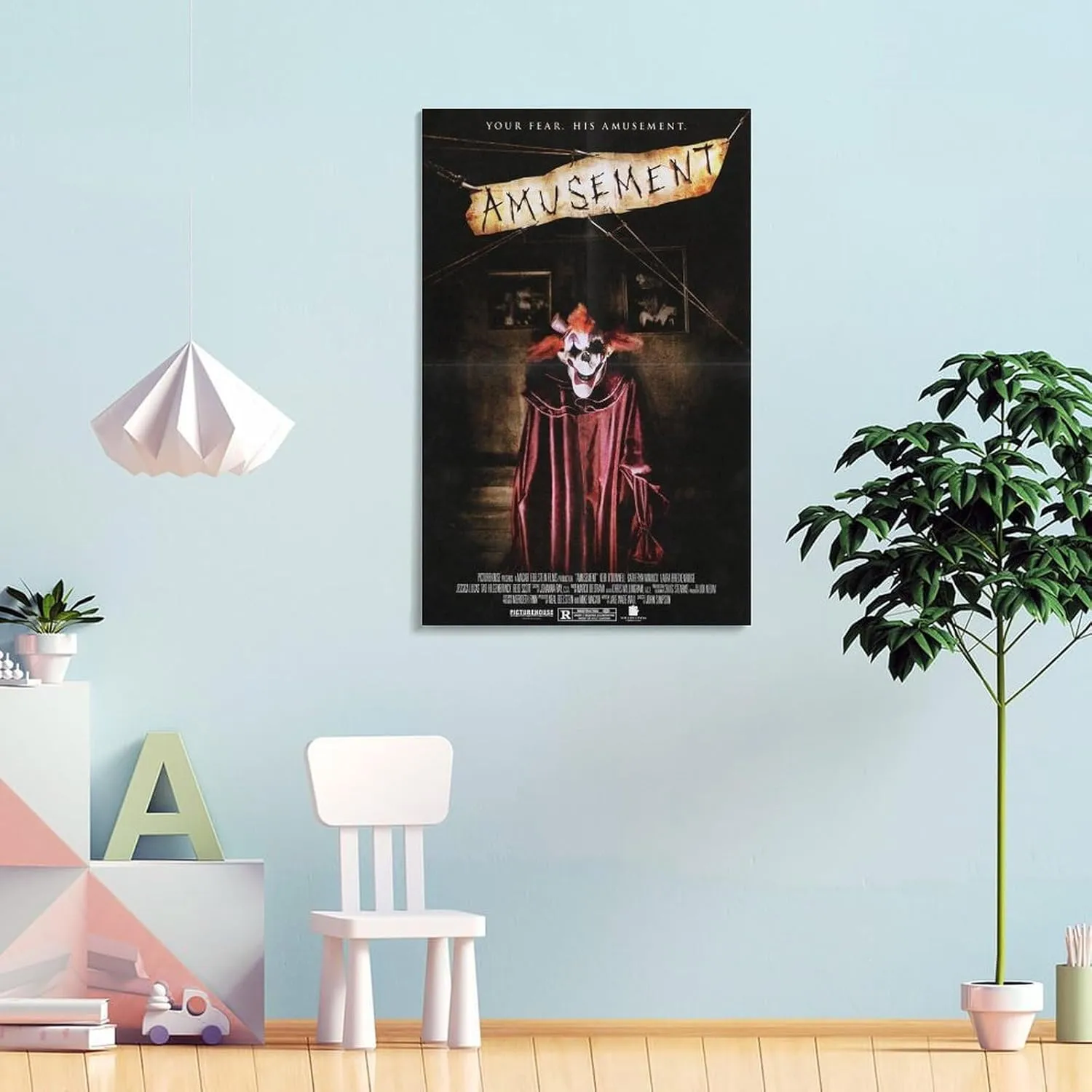Amusement Movie Poster Art Poster Canvas Painting Decor Wall Print Photo Home Modern Decorative Posters Framed/Unframed 08x12inch(20x30cm)