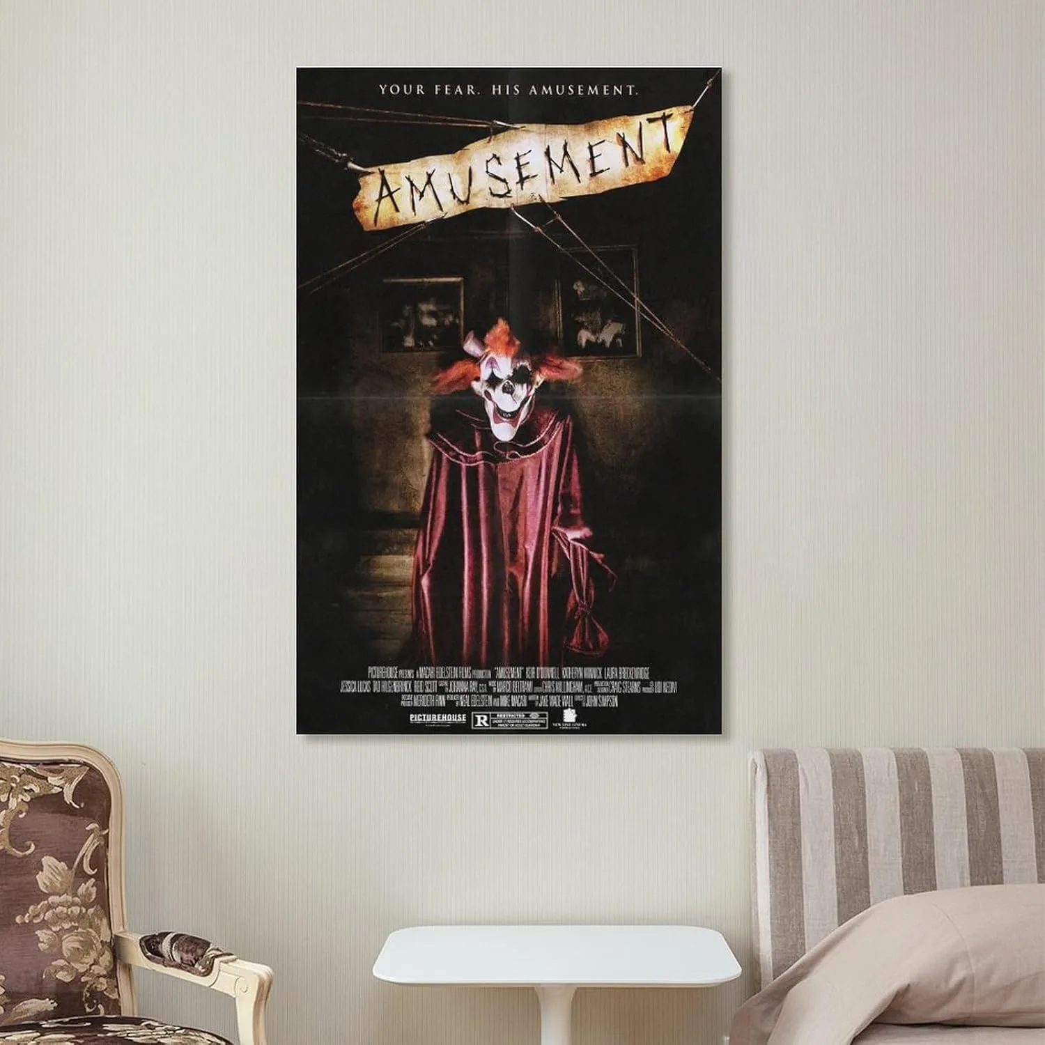 Amusement Movie Poster Art Poster Canvas Painting Decor Wall Print Photo Home Modern Decorative Posters Framed/Unframed 08x12inch(20x30cm)
