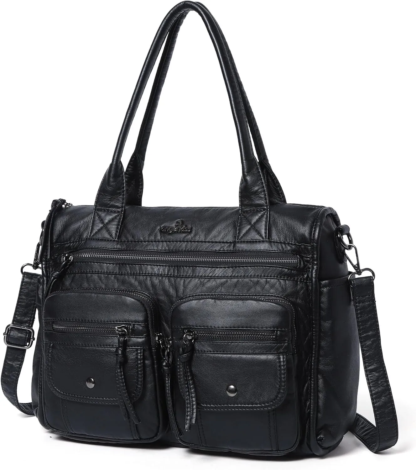 Angelkiss Purses and Handbag for Women Soft Leather Hobo Bags Satchel Shoulder Bags Ladies Tote Crossbody Bag
