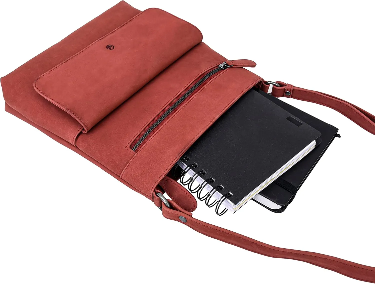 ANTONIO VALERIA Christmas Gift Piper Leather Crossbody Bag