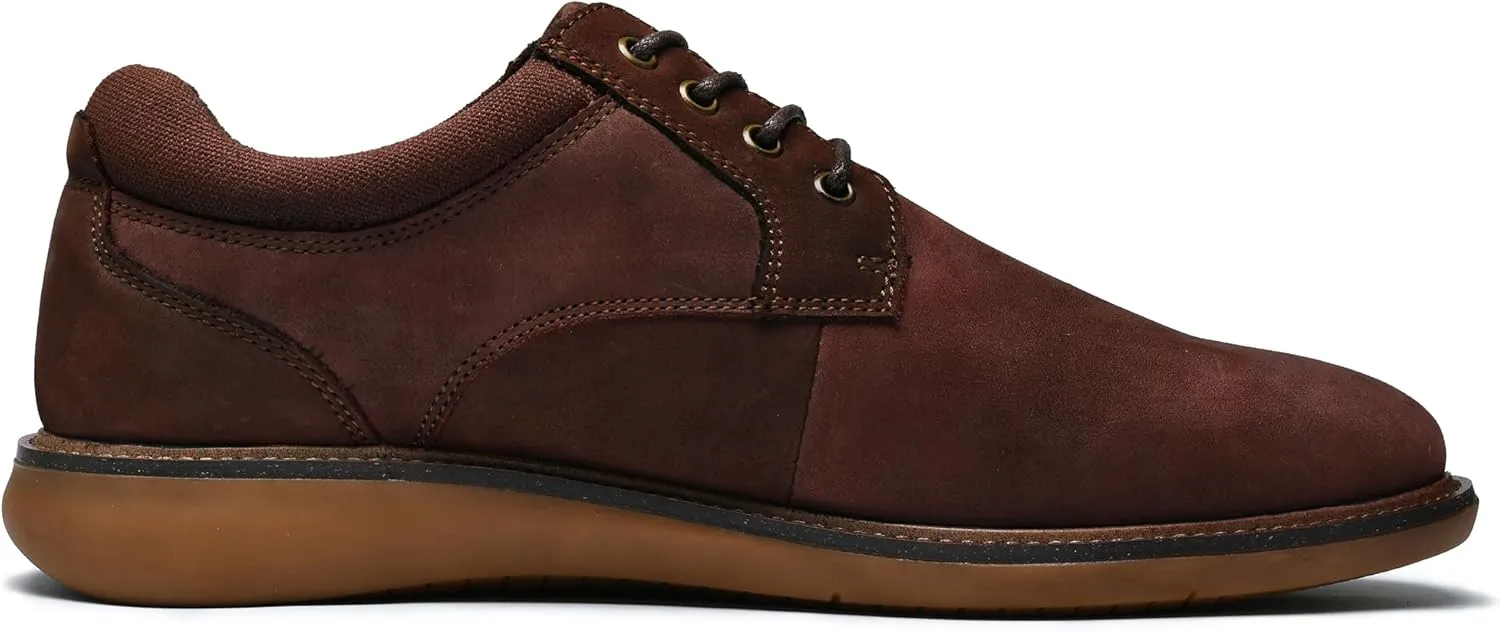 Arkbird Mens Casual Dress Shoes Fashion Sneaker Mens Leather Shoes Business Casual Shoes Men Brown Shoes