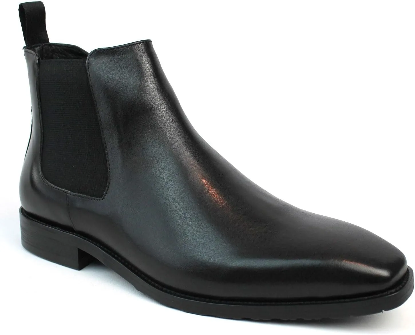 AZAR MAN Men's Exclusive Genuine Leather Chelsea Boots With Zipper