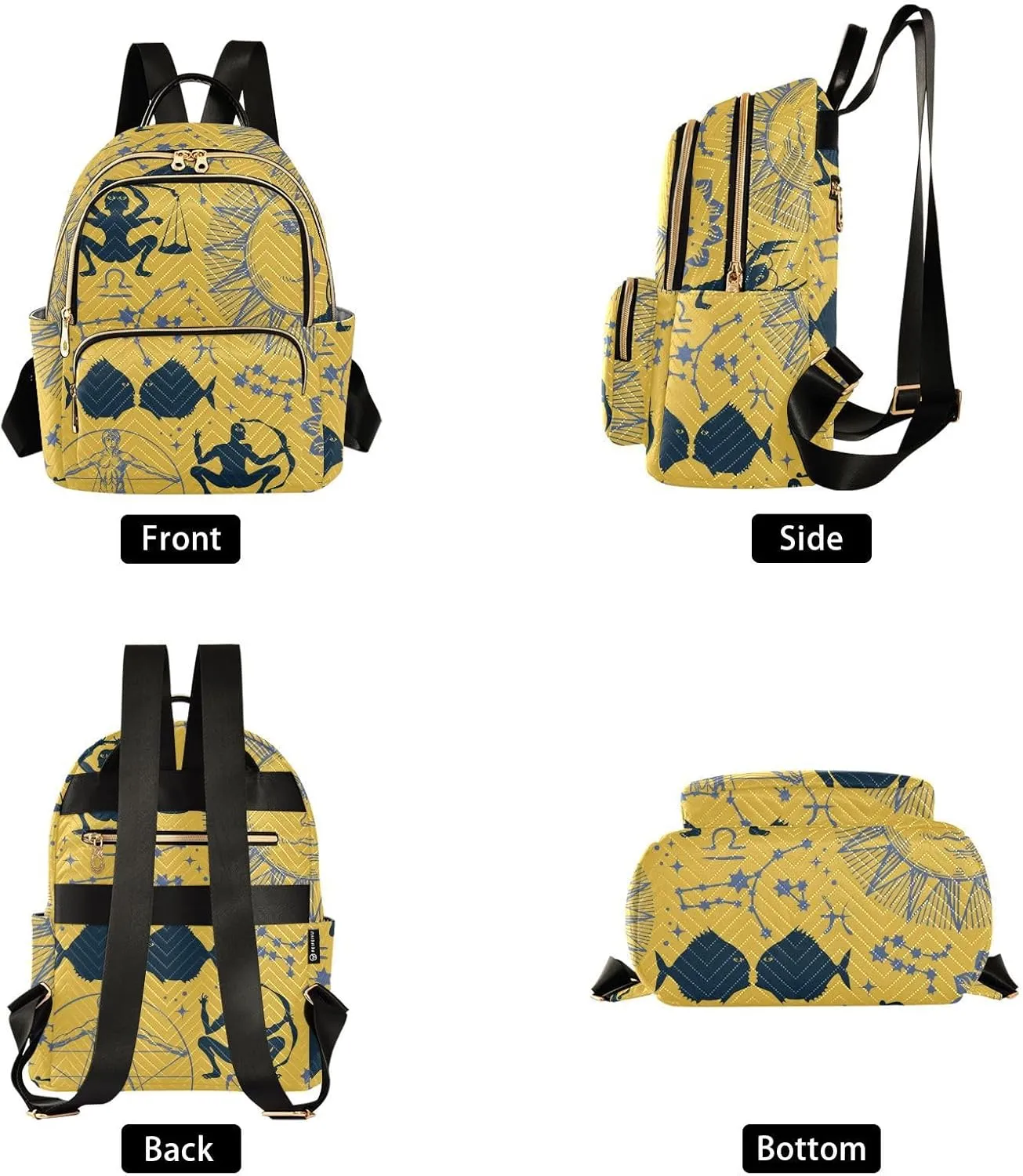 Backpack for Women Fashion Travel Work Anti-theft Bag Business Computer Backpack Purse (Medium Pattren 3)