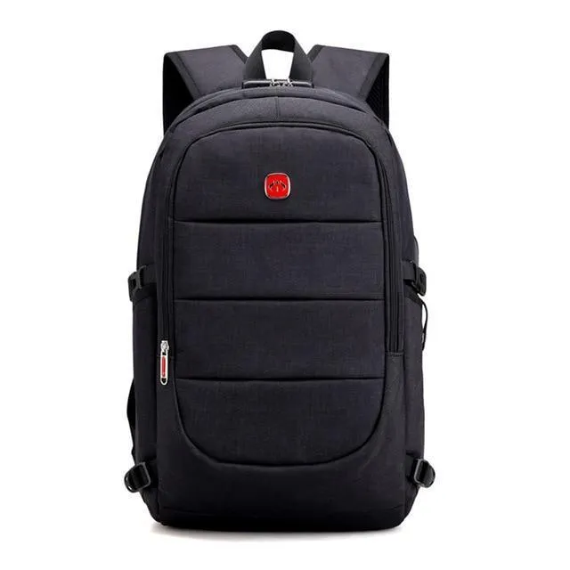 Backpack Headphone Theft Laptop &amp; Men's USB Smooth transaction - Bag Plug - Large Charging Anti Highly-rated External