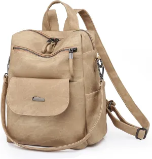 Backpack Purse for Women, Women Backpack Purse Small Leather Waterproof Anti-theft Shoulder Bags Handbags Ladies