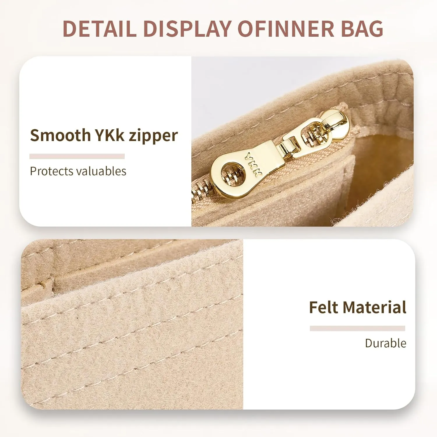 Bag Organizer compatible with Longchamp Tote Bag,Storage & Finishing Inner Bag,Bag Insert for Extra Handbag Inner Shaper