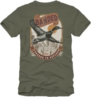 Banded Freedom to Explore Mallard Duck Short Sleeve T-Shirt